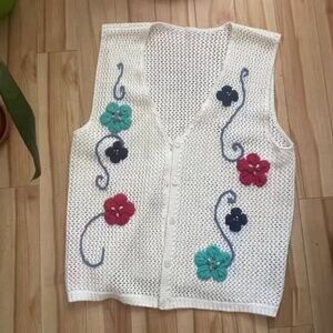 sleeveless wool jacket